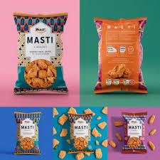 Organic snacks packaging